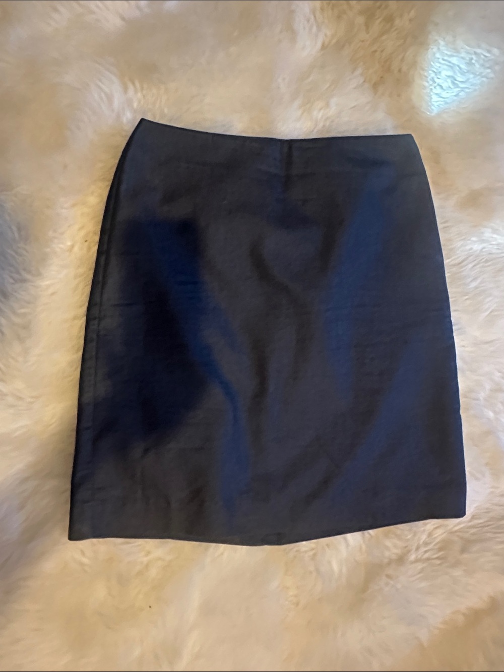 Ann Taylor Navy Blue Pencil Skirt